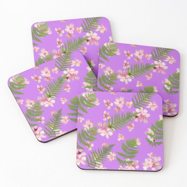 Item preview, leaves, flowers, feathers pattern designed and sold by doctors-apparel.