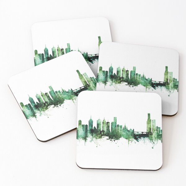 Item preview, Melbourne Australia Skyline designed and sold by ArtPrints.