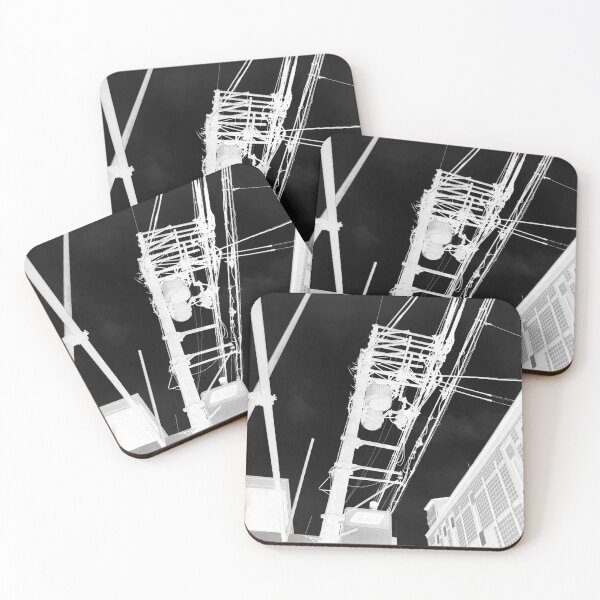 Item preview, Black White negative Electrical Wires of Osaka designed and sold by hockeng.