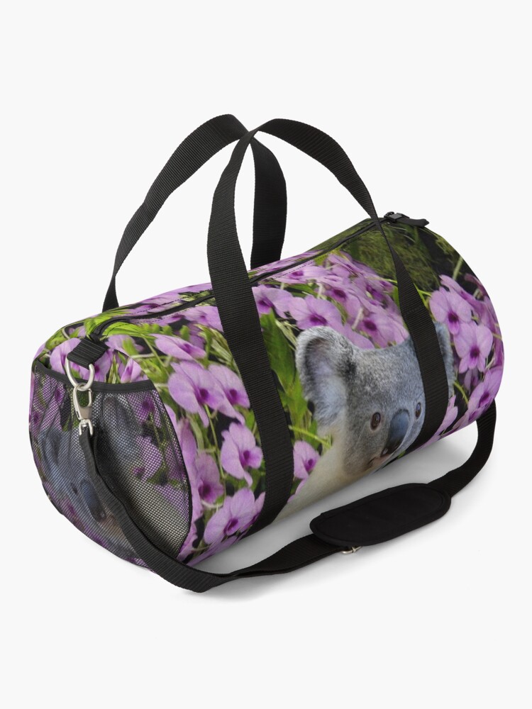 "Koala and Orchids" Duffle Bag by ErikaKaisersot Redbubble