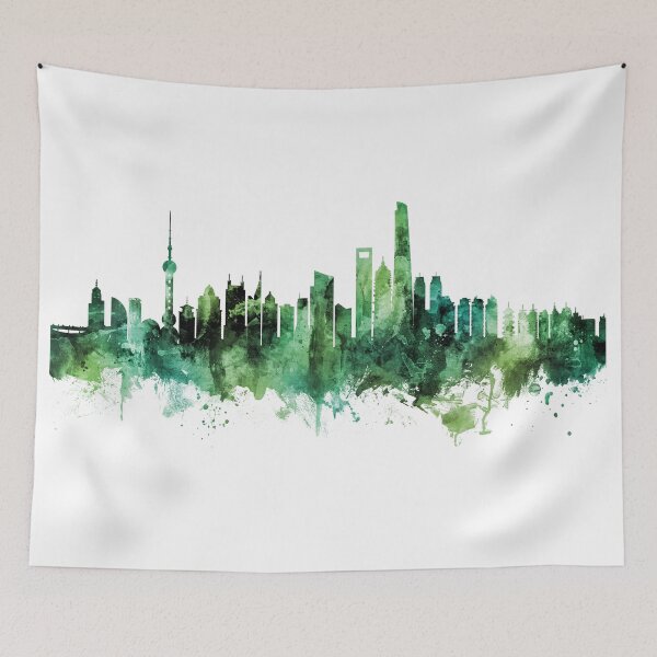 Item preview, Shanghai China Skyline designed and sold by ArtPrints.