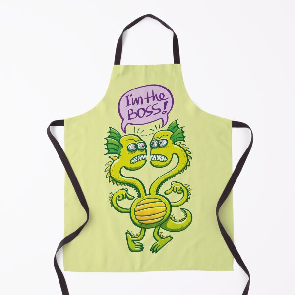 Item preview, Two-headed monster struggling to define who the boss is designed and sold by Zoo-co.