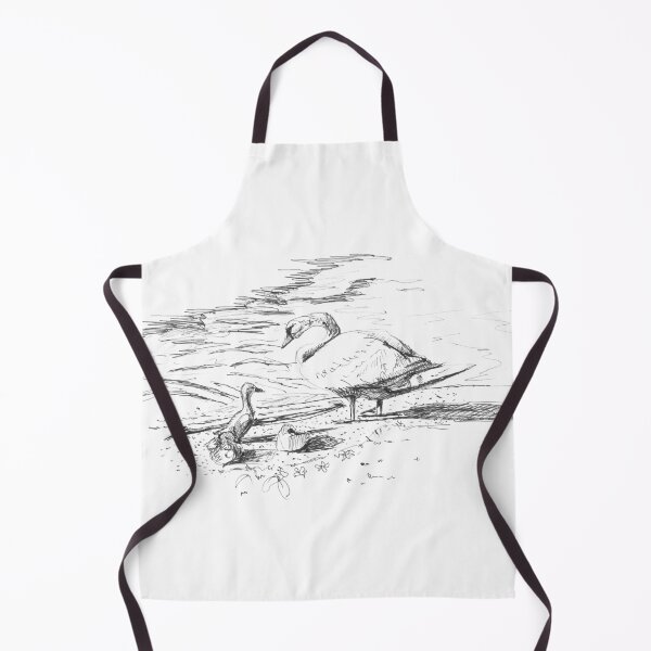 Item preview, Swans near lake designed and sold by fararoc.