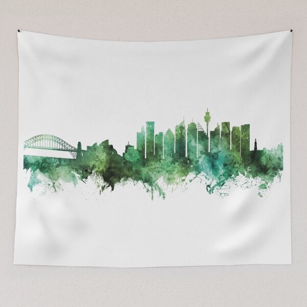 Item preview, Sydney Australia Skyline designed and sold by ArtPrints.