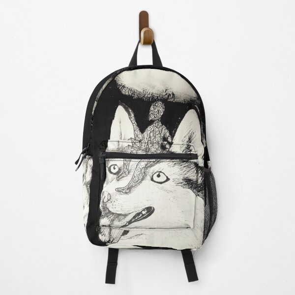 Item preview, swigly man on a Huskys head designed and sold by Barbara Medeiros.