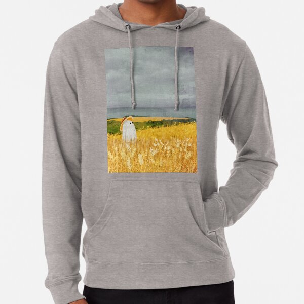 There's A Ghost in the Wheat field again... Lightweight Hoodie