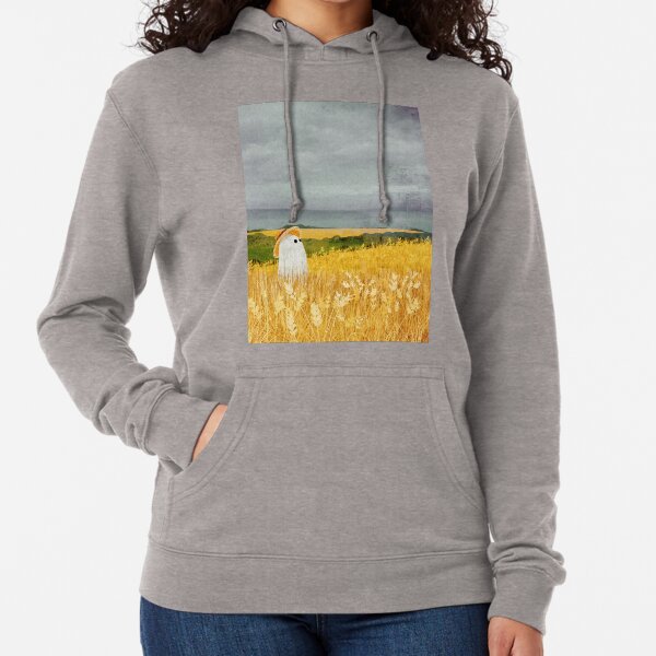 There's A Ghost in the Wheat field again... Lightweight Hoodie