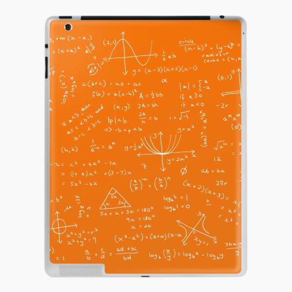 Algebra Math Sheet 3 iPad Skin