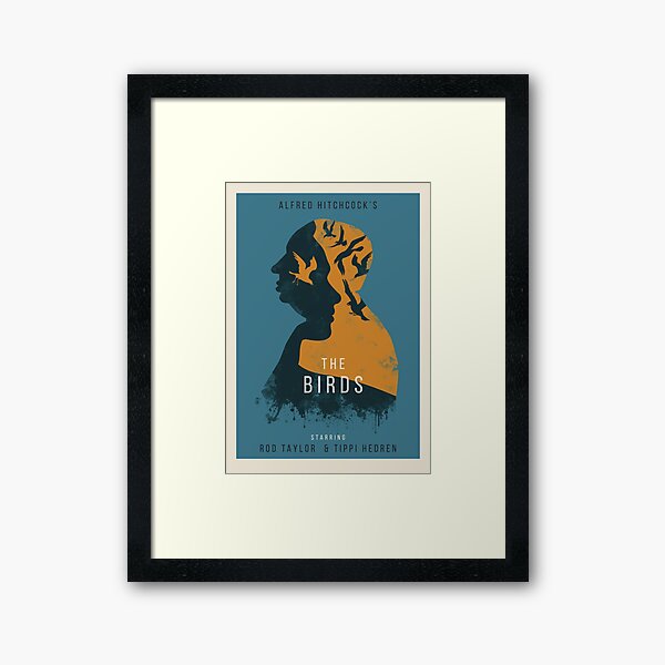 Alfred Hitchcock The Birds Framed Art Print