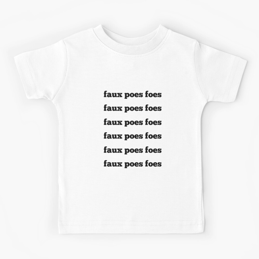 faux-poes-foes-pack-kids-t-shirt-by-adelda19-redbubble