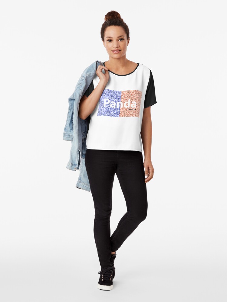Alternate view of Panda Panda Korea edition Chiffon Top