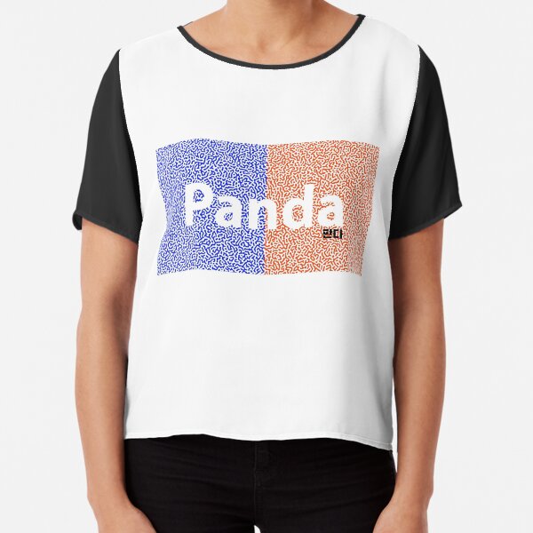 Panda Panda Korea Hangul edition (한글) Chiffon Top