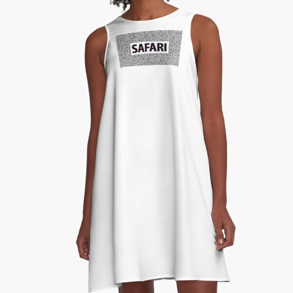 SAFARI 3D Effect A-Line Dress