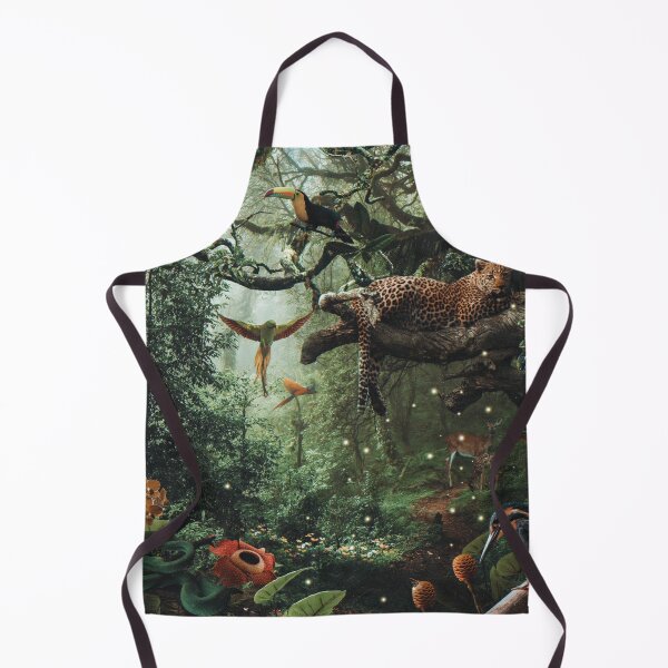 Item preview, LEOPARD IN THE RAIN FOREST designed and sold by Paper Bee Gift Shop.