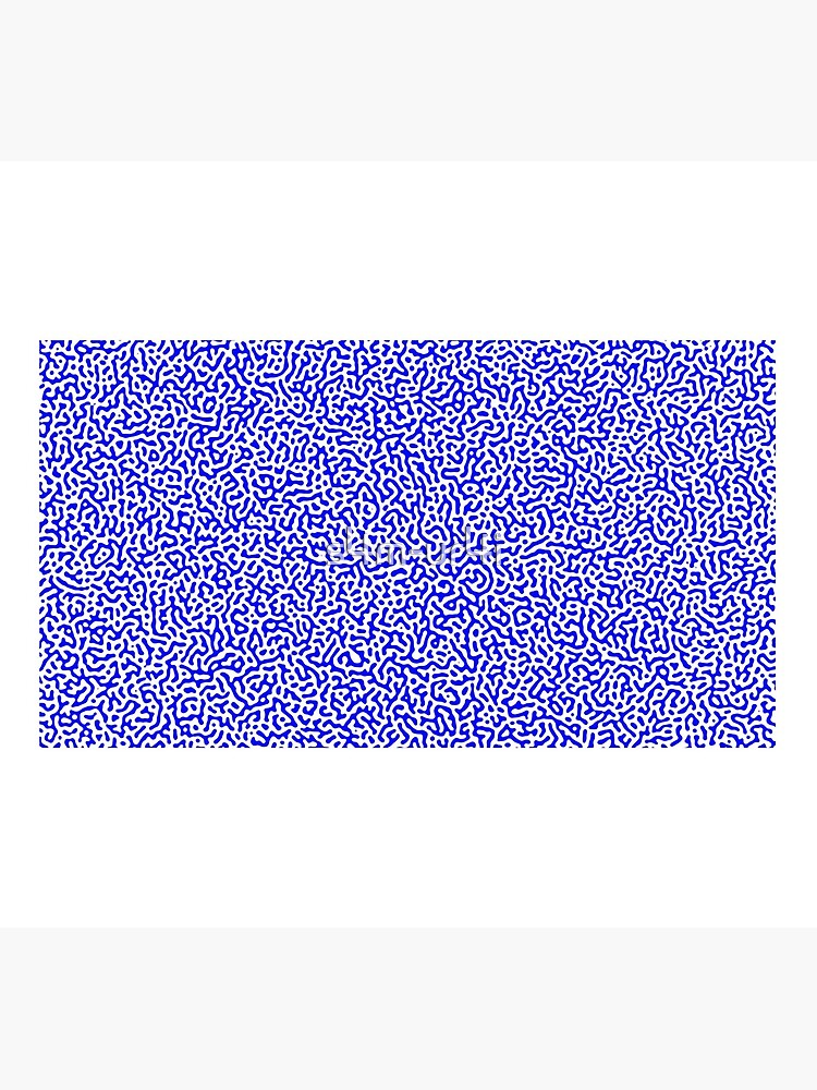 Turing Effect pattern illustration (Blue version) by s4m-ur4i