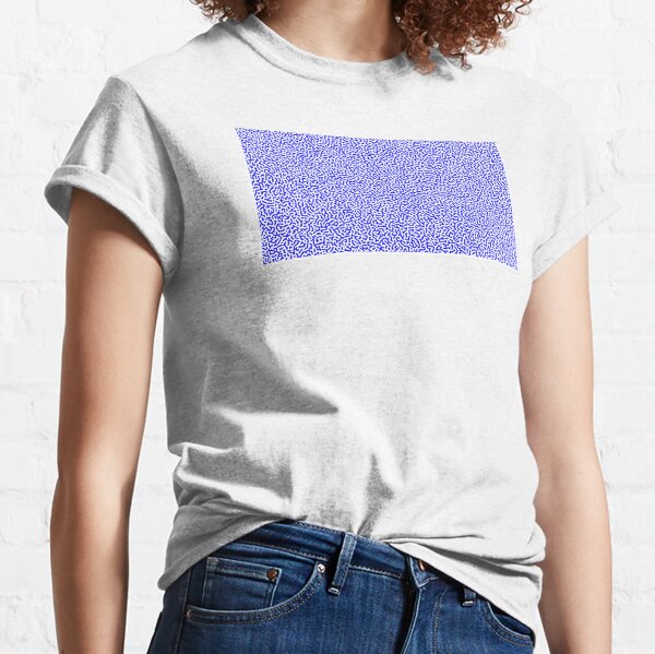 Turing Effect pattern illustration (Blue version) Classic T-Shirt