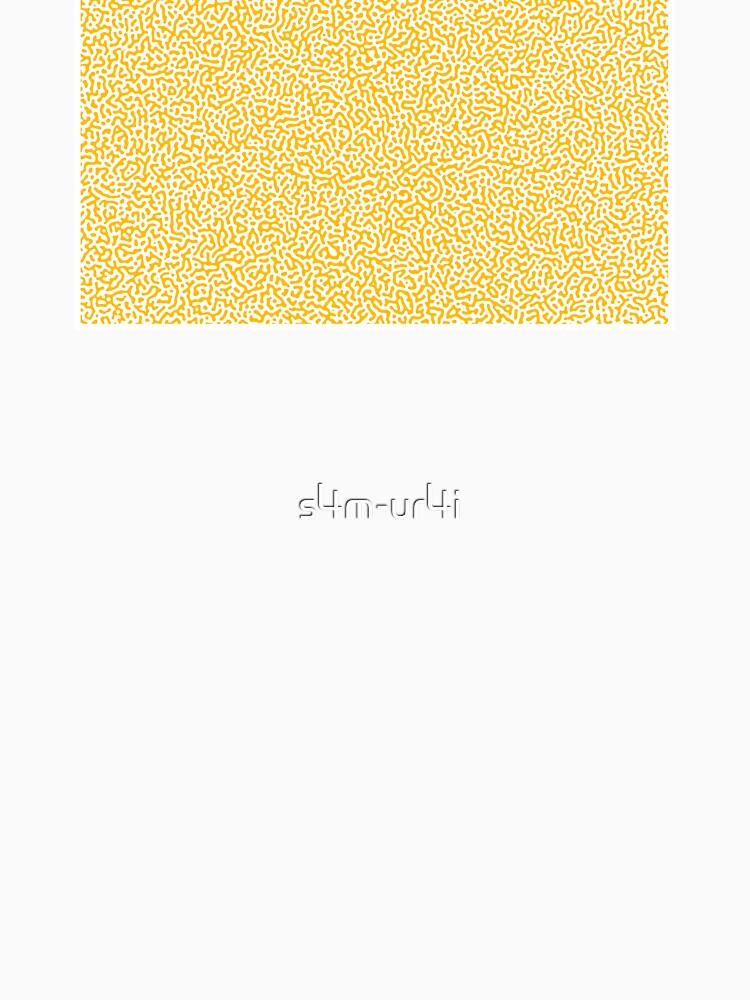 Turing Effect pattern illustration (yellow version) by s4m-ur4i