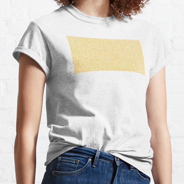 Turing Effect pattern illustration (yellow version) Classic T-Shirt