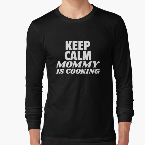 Keep Calm Mom is Cooking White Apron for Sale by quoteology