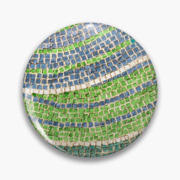 Item preview, Tessellated Abstracts and Impressions - Free Form Meadows and Flowerbeds in Green and Blue designed and sold by Georgia Mizuleva.