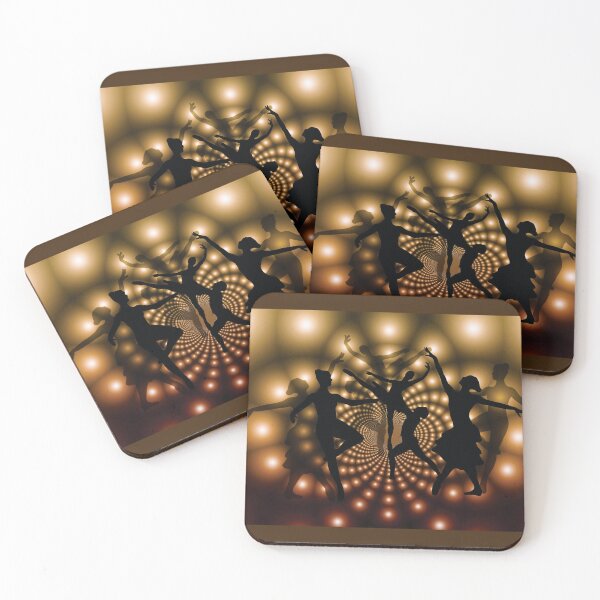 Item preview, Silhouette Ballerinas Dancing in a Vortex designed and sold by Hanlar.
