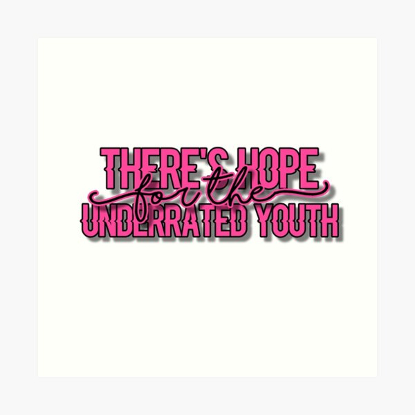 hope for the underrated youth shirt