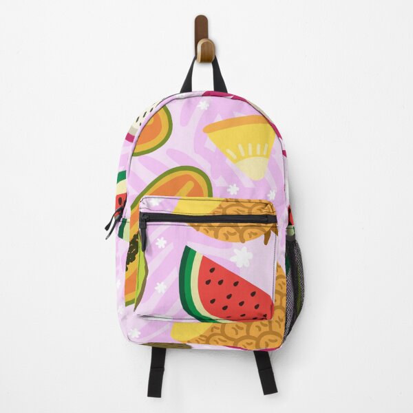 Exotic summer fruit pattern Backpack