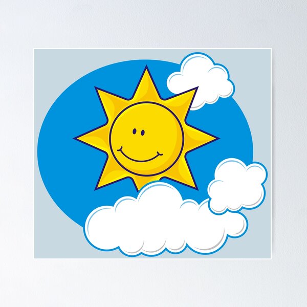 Item preview, Sun with Clouds designed and sold by sifis.