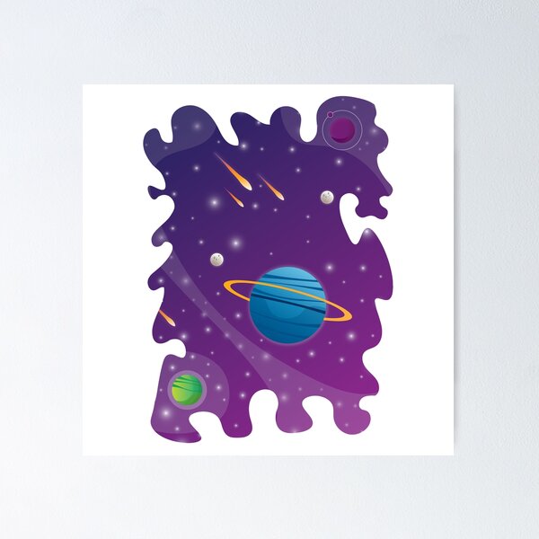Item preview, Uncommon Saturn in Space Universe designed and sold by One niche my world.