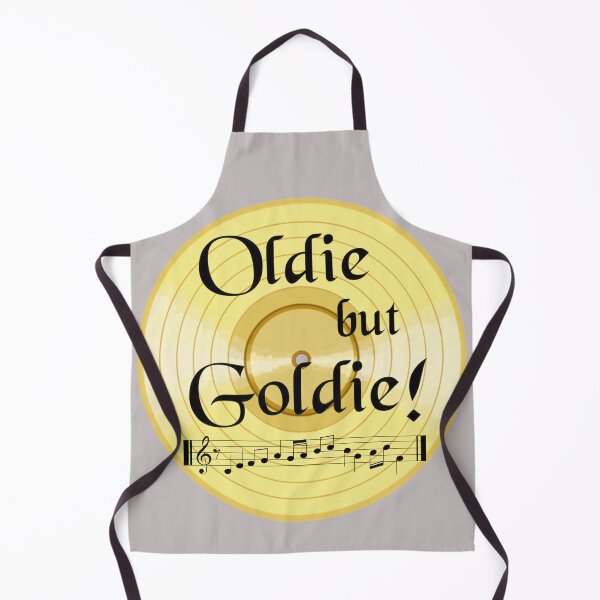 Artikelvorschau, Golden Record Big Print auf beige "Oldie but Goldie" entworfen und verkauft von Pinkaudi.