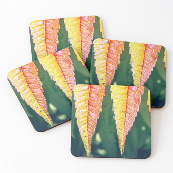 Item preview, Beautiful Staghorn Sumac bush plant colorful leaves in autumn season designed and sold by Grégory DUBUS.