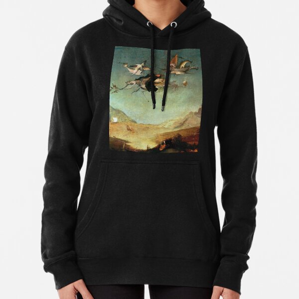 Detail from Triptych of the Temptation of St. Anthony by Hieronymus Bosch Pullover Hoodie