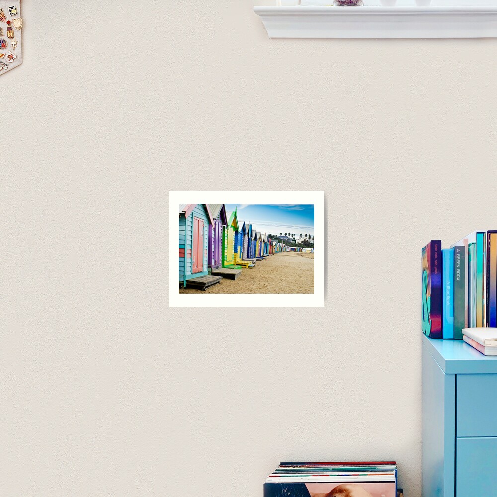 Location, Location, Location - Brighton Beach Boxes - Australia Art Print