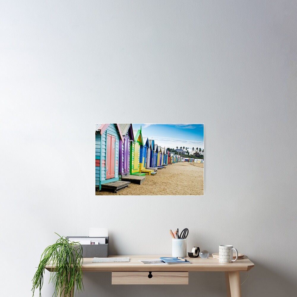 Location, Location, Location - Brighton Beach Boxes - Australia Poster