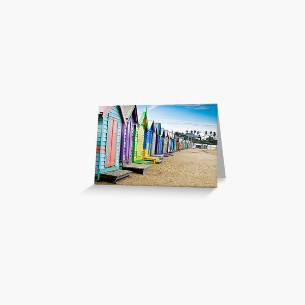 Location, Location, Location - Brighton Beach Boxes - Australia Greeting Card