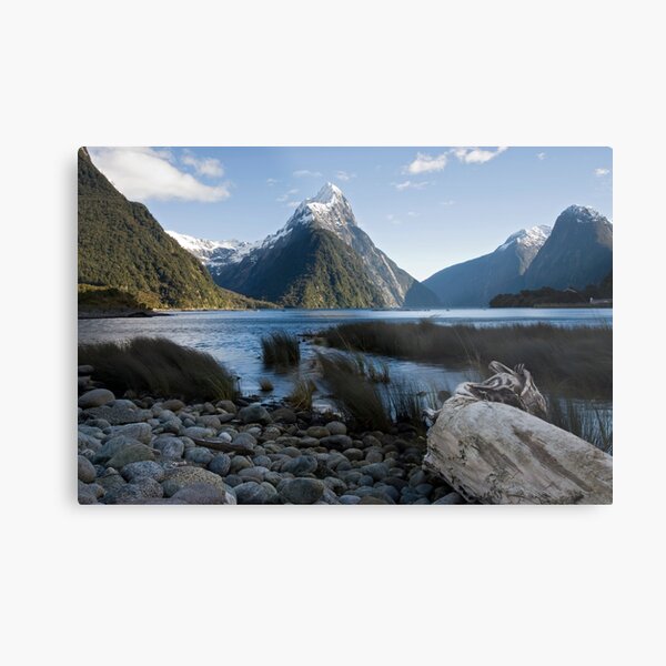 Mitre Peak, Milford Sound. Metal Print