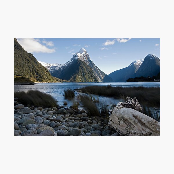 Mitre Peak, Milford Sound. Photographic Print