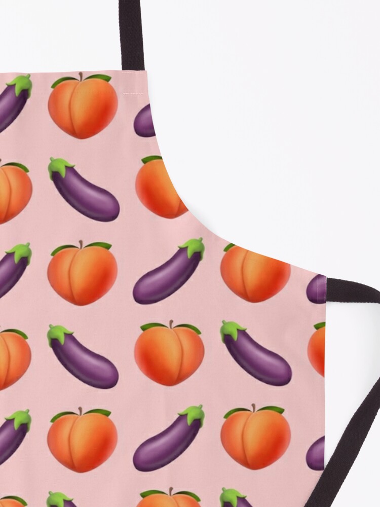 Peach and eggplant emoji  iPhone Case for Sale by PinkShinyArt