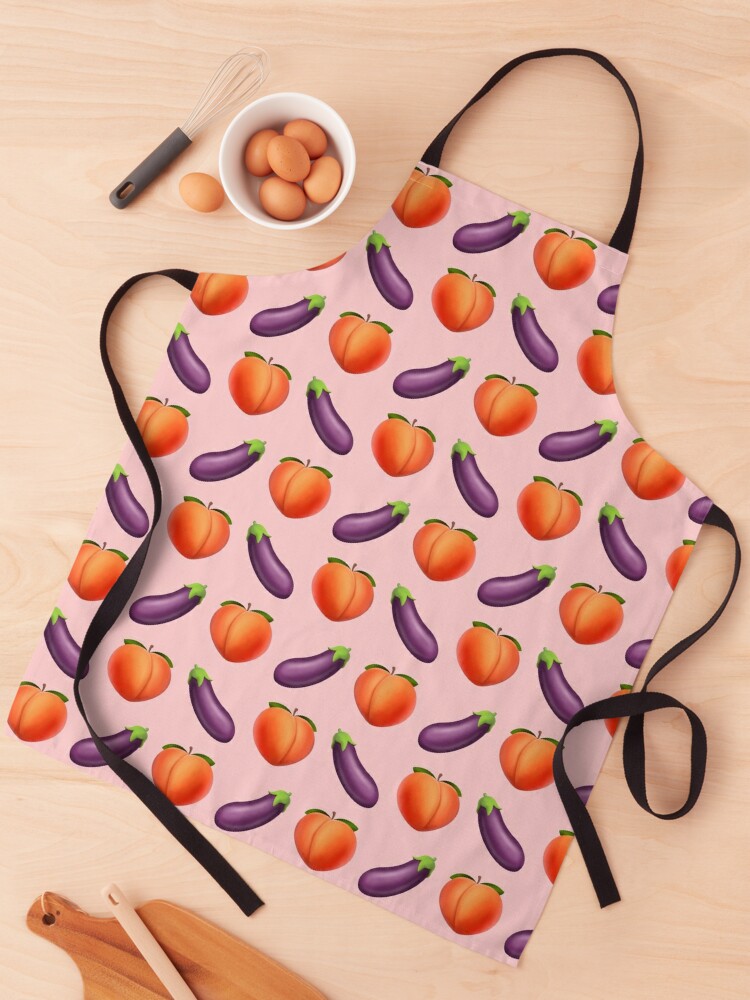 Peach and eggplant emoji  iPhone Case for Sale by PinkShinyArt