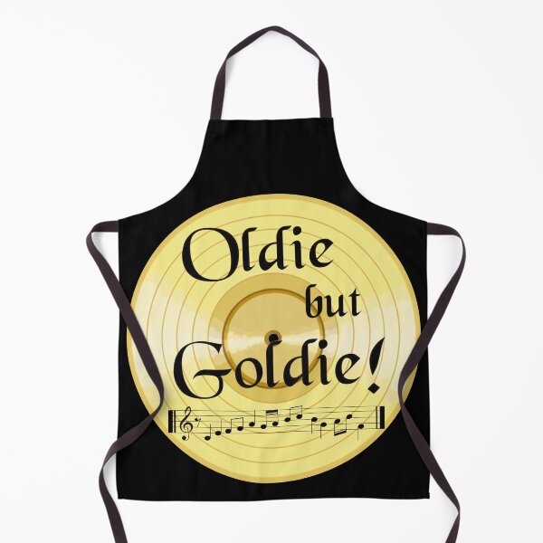 Artikelvorschau, Golden Record Kleindruck auf Schwarz "Oldie but Goldie" entworfen und verkauft von Pinkaudi.