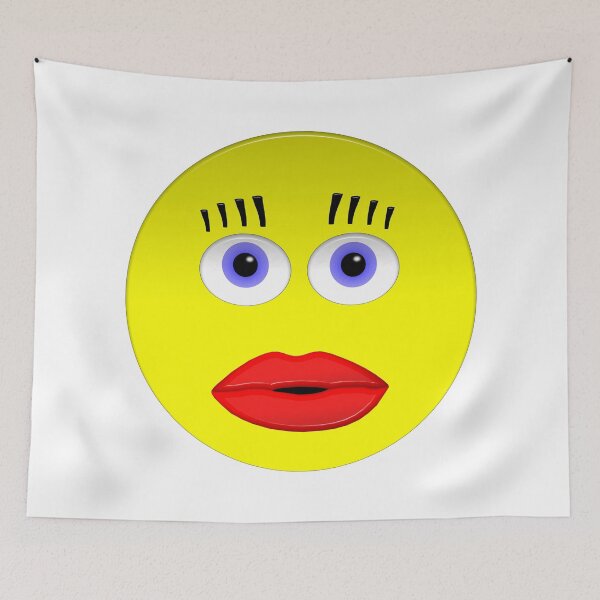 Item preview, Smiley Female With Big Lips designed and sold by MarkUK97.