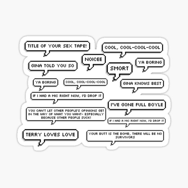 Item preview, brooklyn 99 sticker pack b99 designed and sold by arubani.