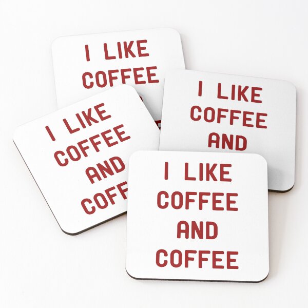 Item preview, i like coffee and coffee : coffee, enthusiast gift designed and sold by khalidelk.