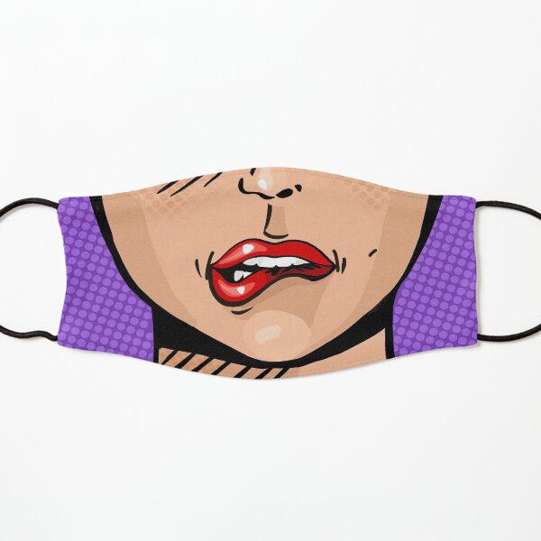 Pop Art Female Kids Mask