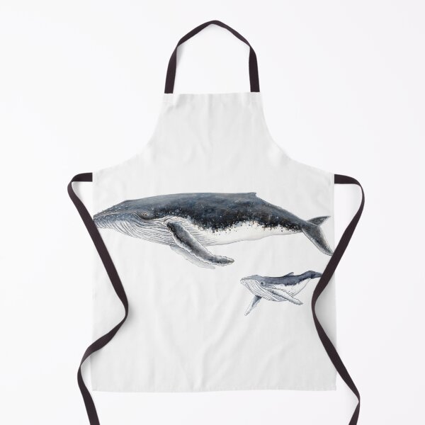 Item preview, Humpback whale mother and baby whale Megaptera novaeangliae designed and sold by chloeyzoard.