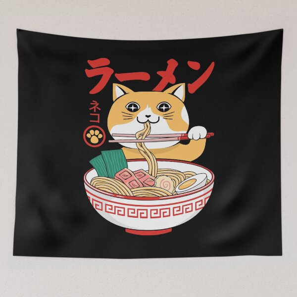 Item preview, Ramen Cat Love designed and sold by predatorart93.