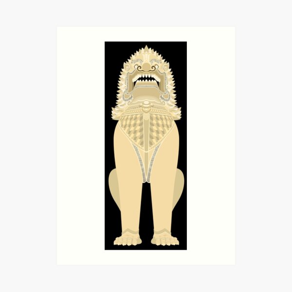 Foo Dog Art Print