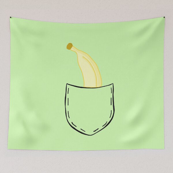 Item preview, Copy of Cute banana in your pocket (pastel green) designed and sold by FoxsJob.