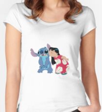 Ohana Women's Fitted Scoop T-Shirt