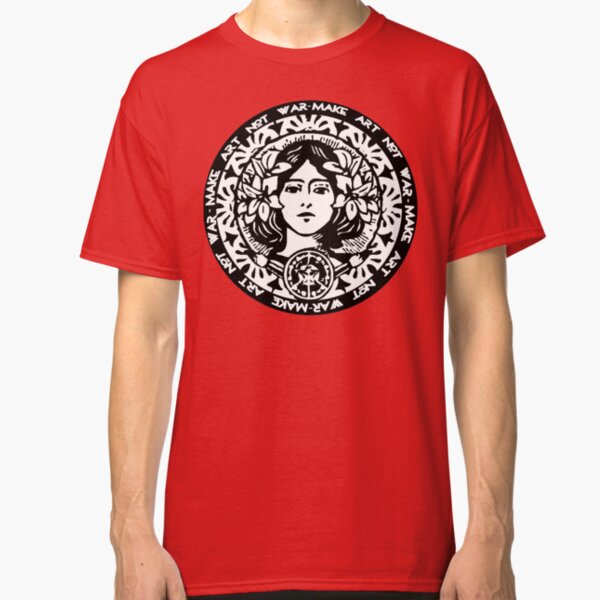 MAKE ART NOT WAR Classic T-Shirt
